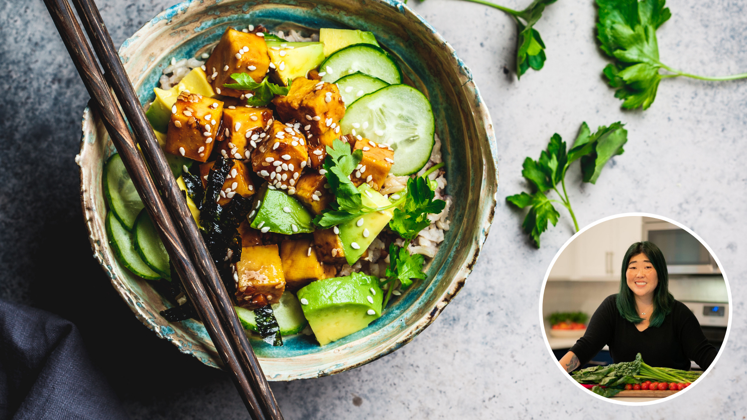 Image for Virtual Class – Eat More Plants: Poke Bowls