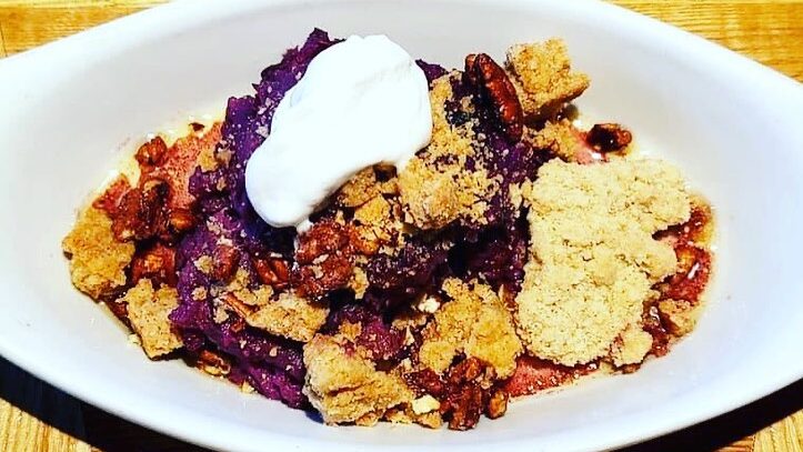 Image for Lachelle’s Purple Sweet Potato Cobbler