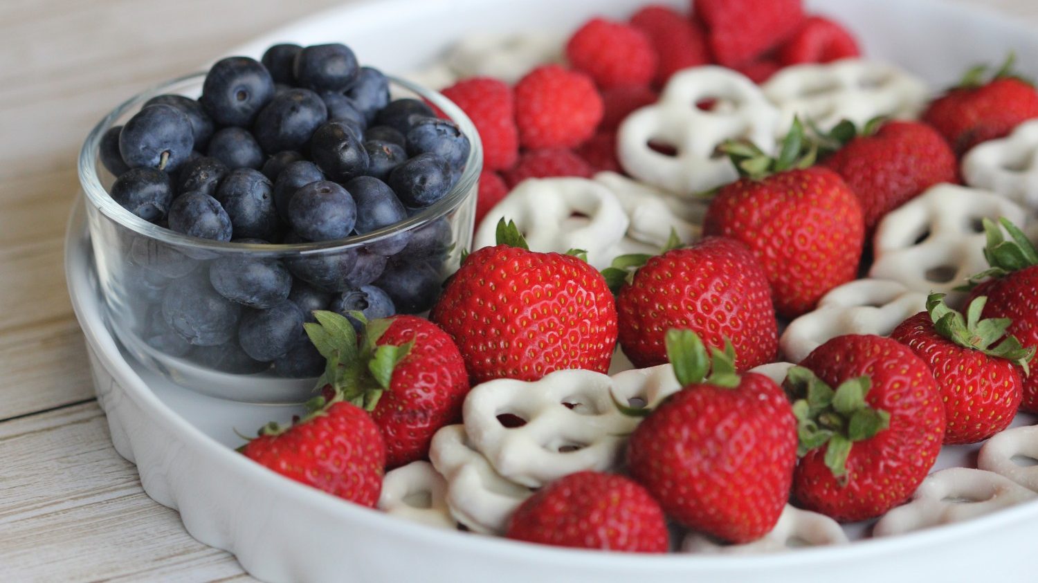 Image for Red, White & Blue Snack Plate