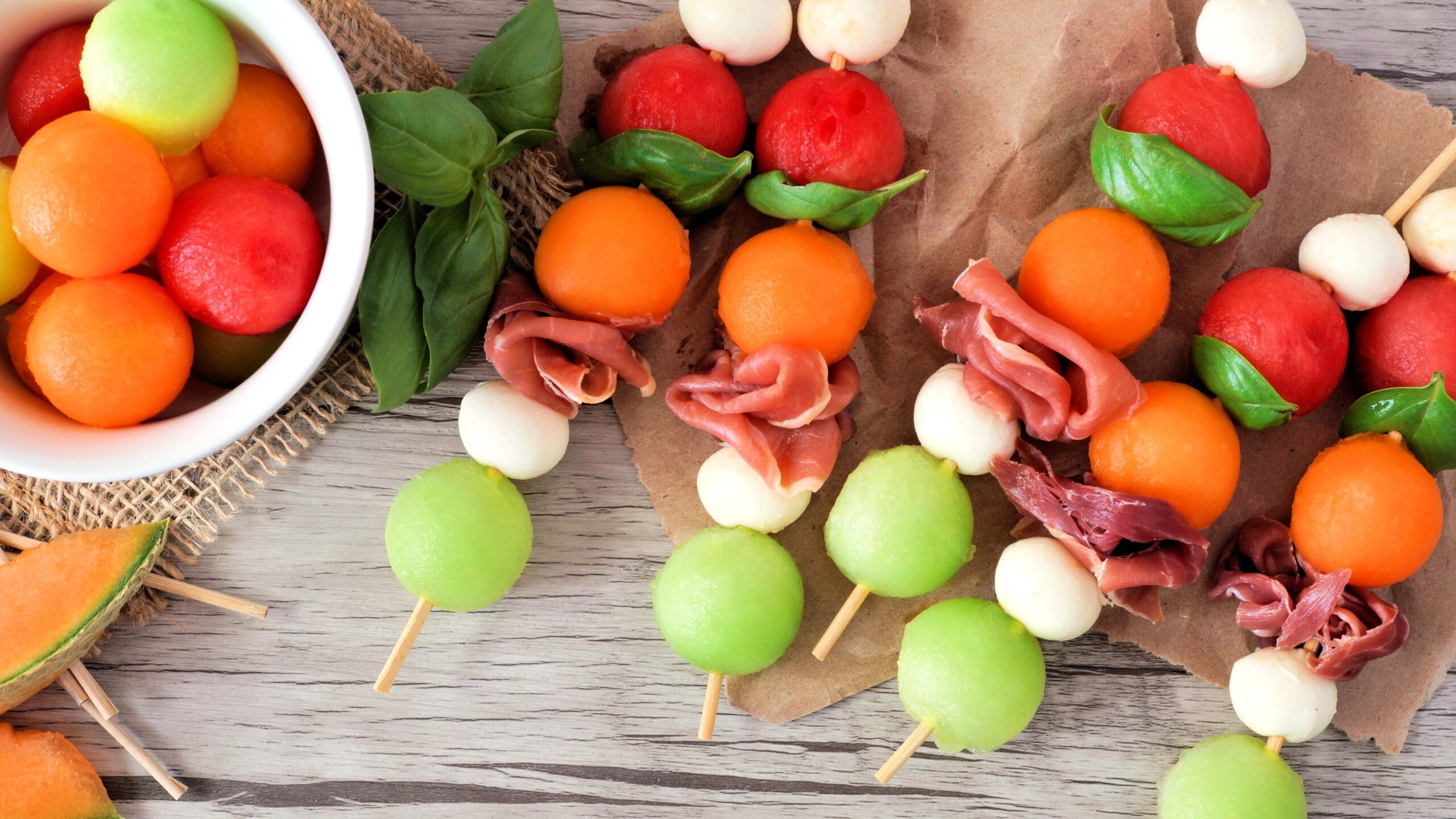 Image for Melon & Prosciutto Skewers