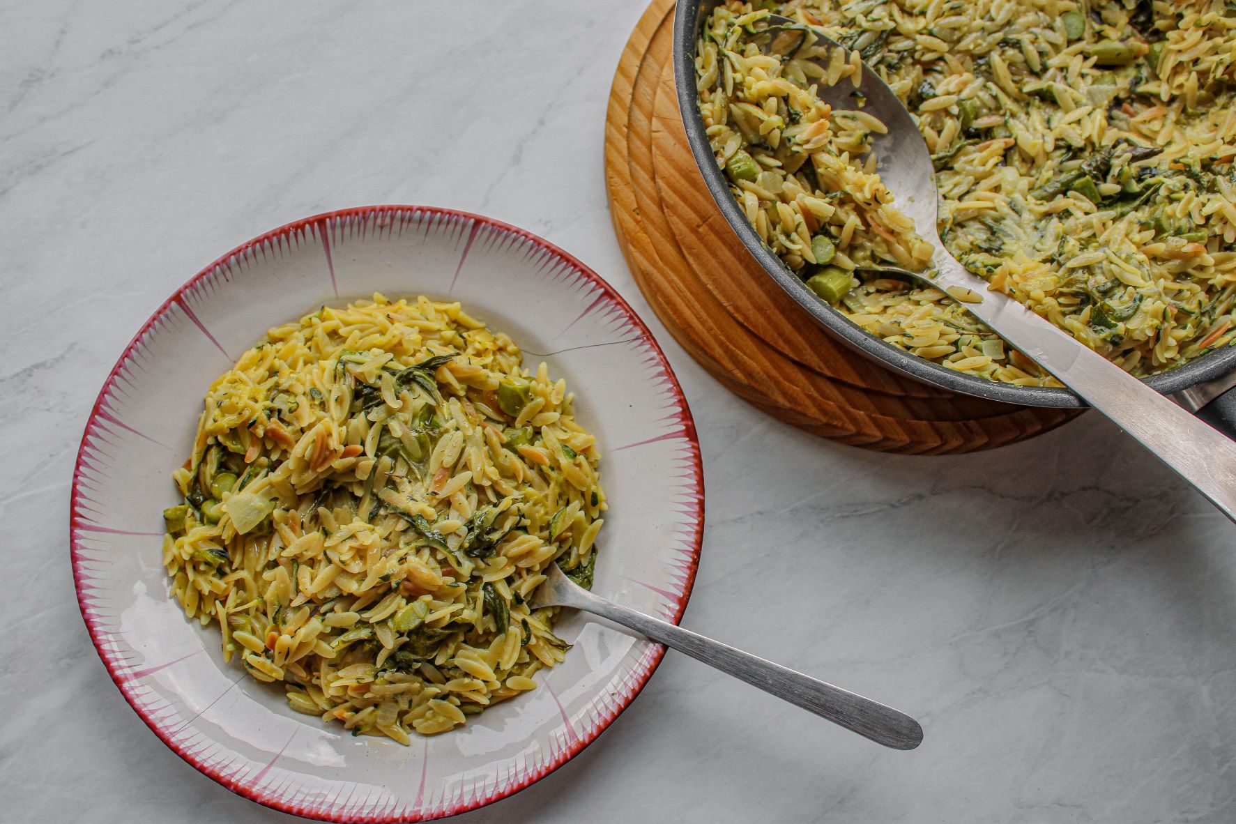 Image for One Pan Creamy Chicken and Orzo