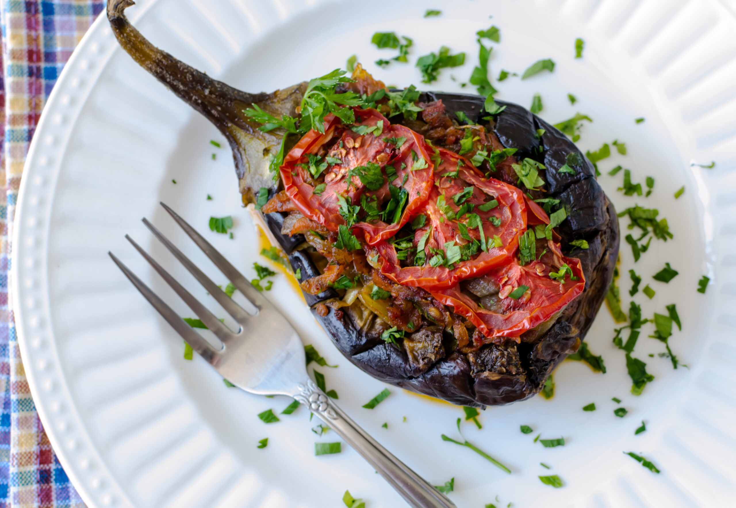 Image for Stuffed Eggplant with Lamb