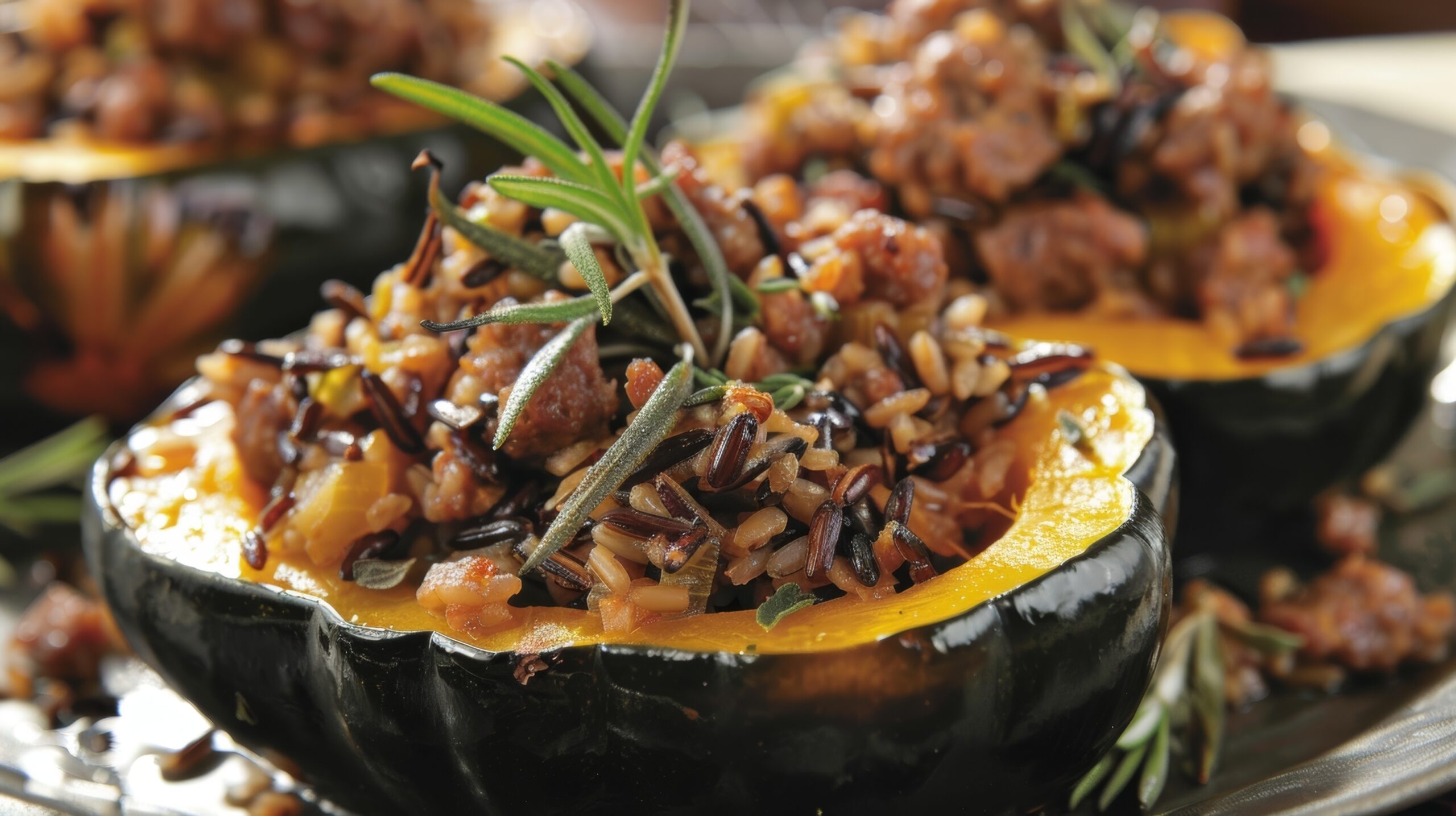 Image for Wild Rice Stuffed Acorn Squash