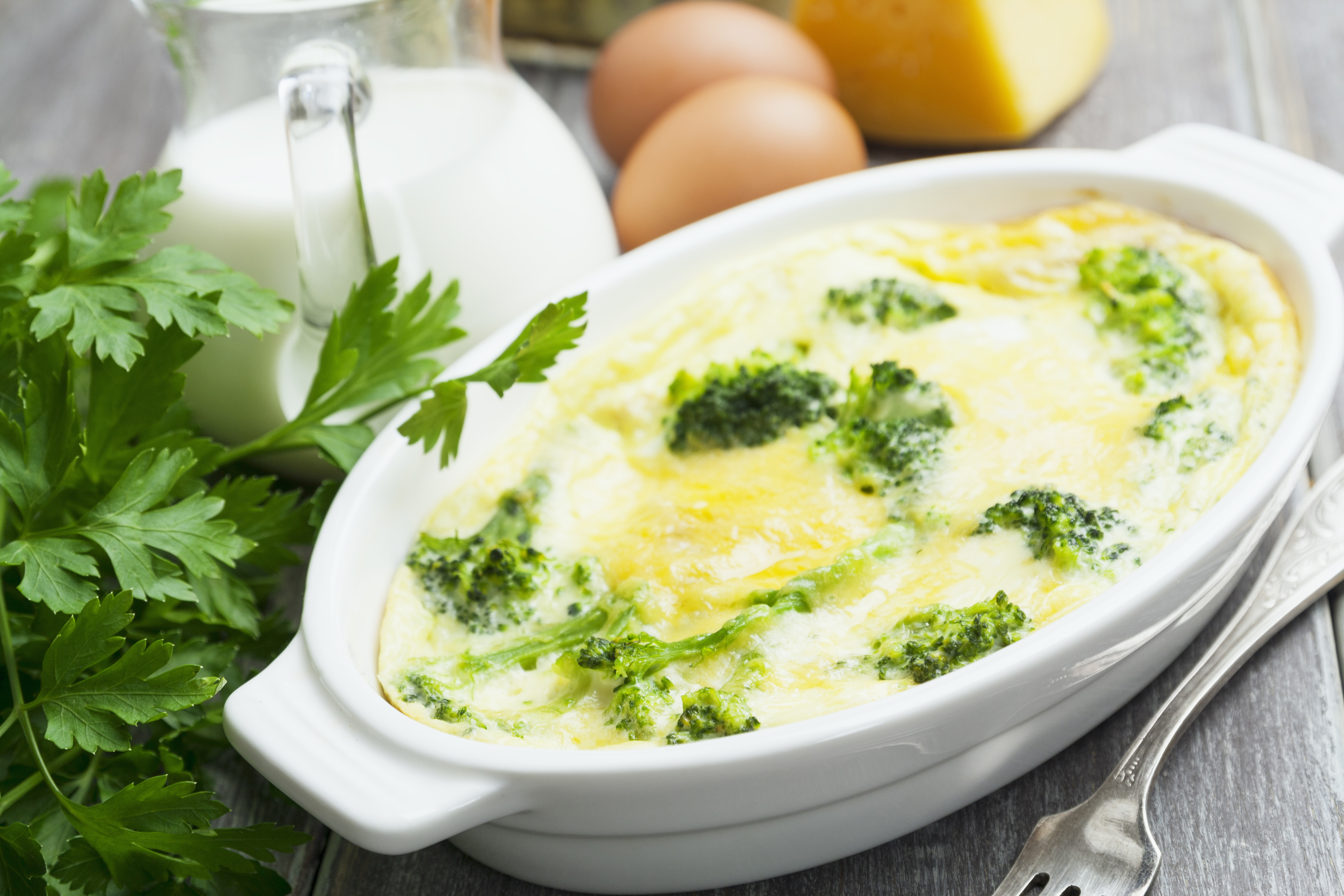 Image for Broccoli and Bacon Egg Bake
