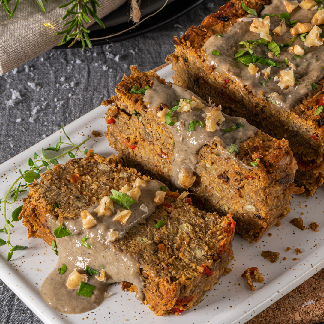 Image for Vegan Lentil Walnut Loaf