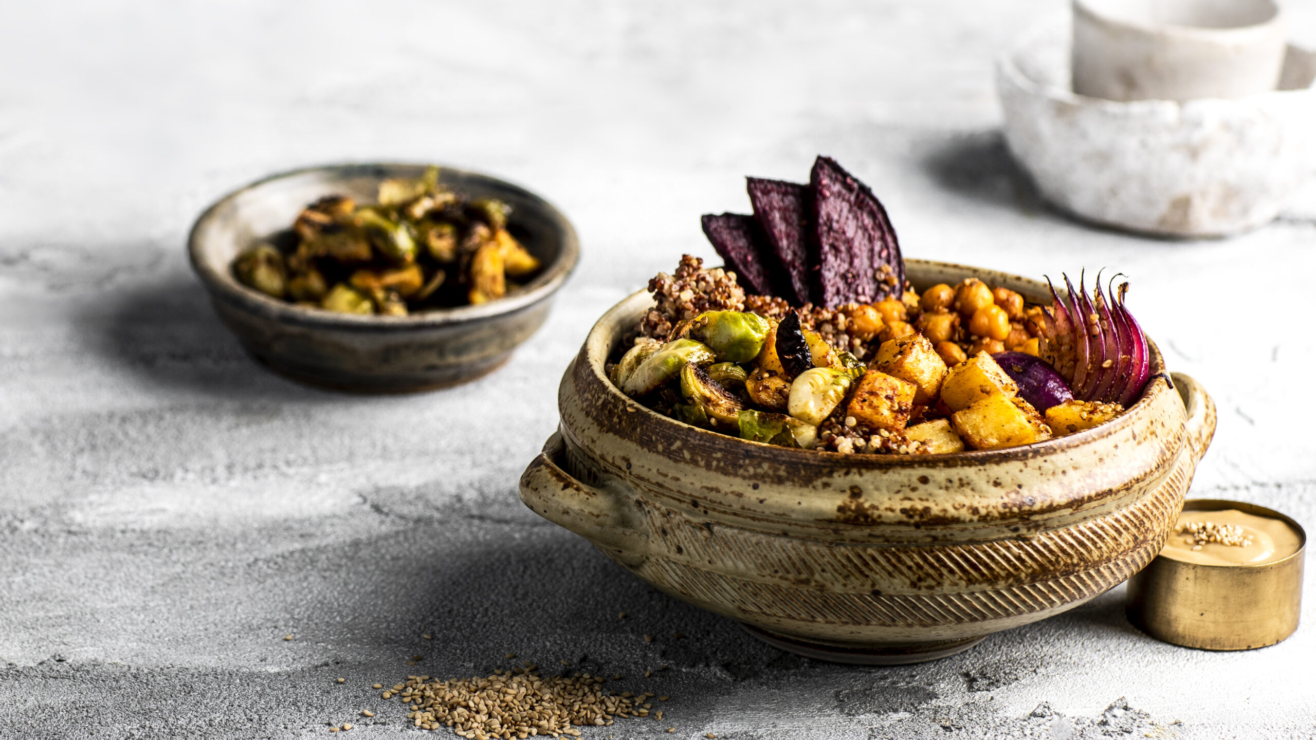 Image for Fall Roasted Vegetable Bowl with Tahini Dressing
