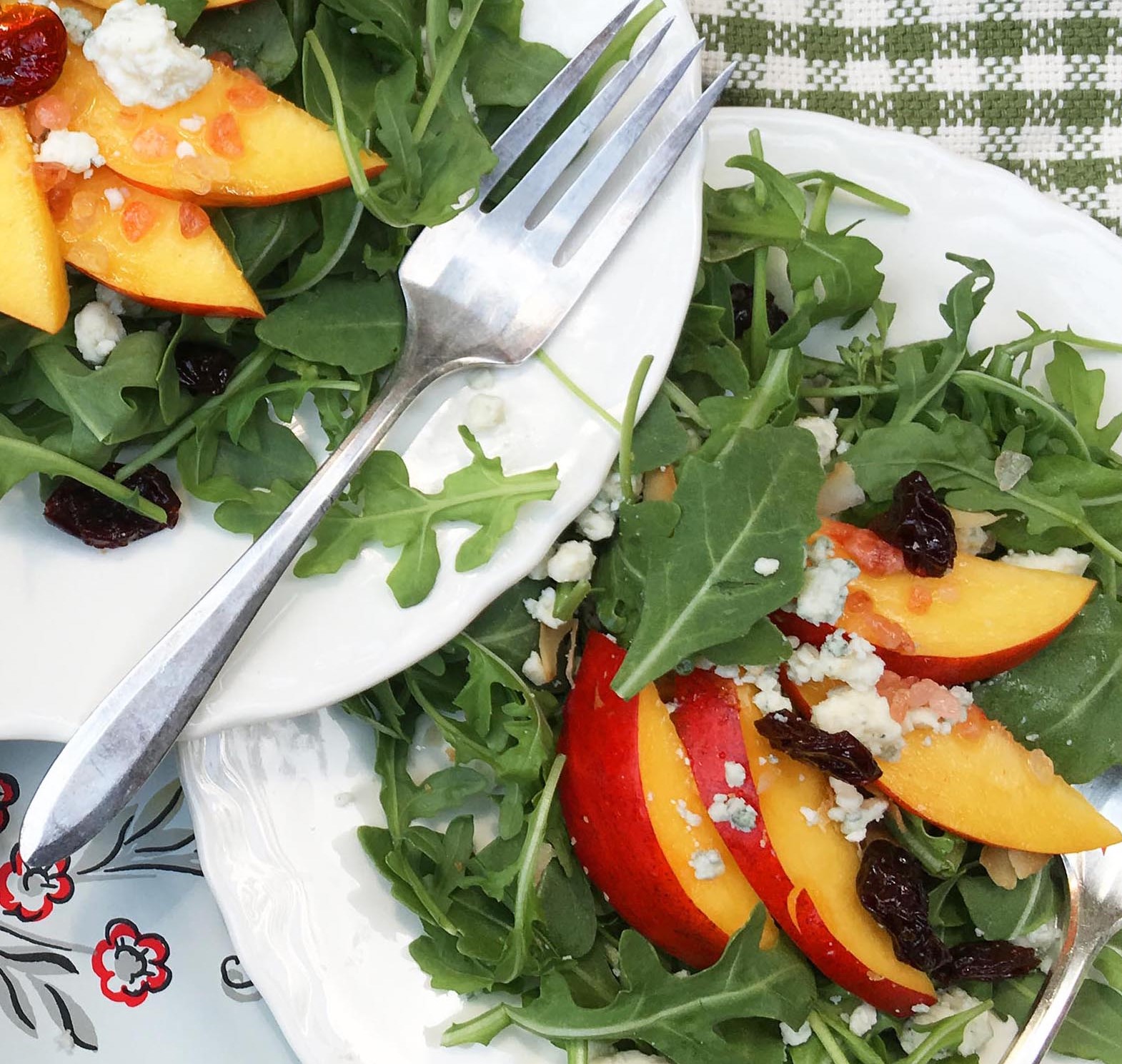 Image for Fresh Nectarine & Gorgonzola Salad
