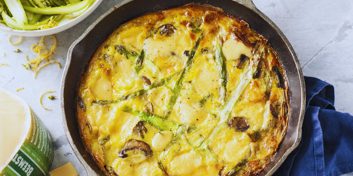 Image for Beemster Graskaas and Shaved Asparagus Frittata