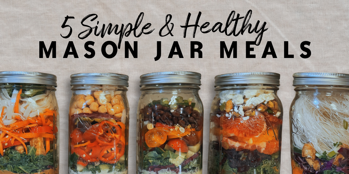 Image for 5 Quick & Easy Mason Jar Meals