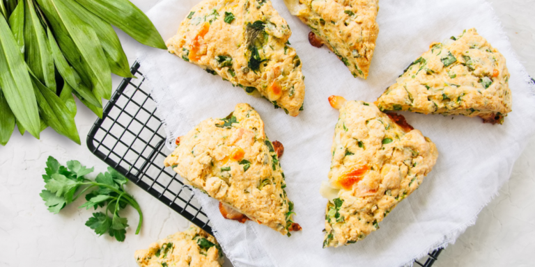 Image for Savory Cheddar Ramp Scones