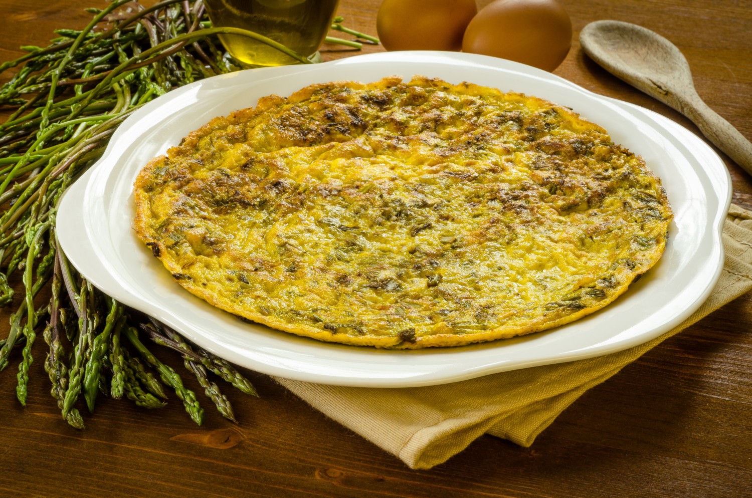 Image for Smoked Trout and Asparagus Frittata