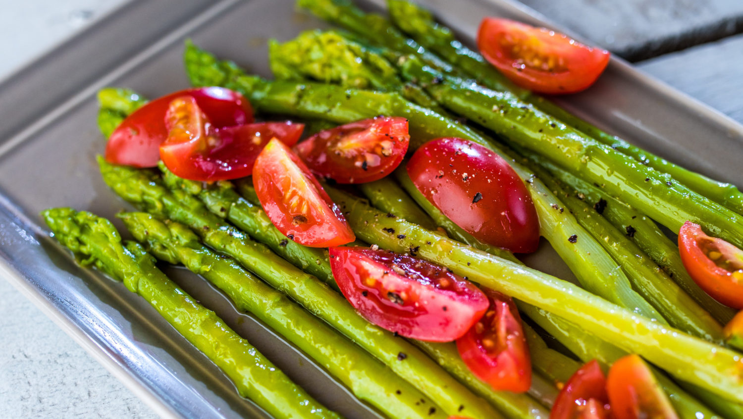 Image for Asparagus with Balsamic Tomatoes