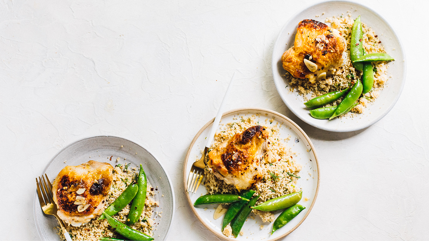 Image for Herby Couscous with Chicken and Snap Peas