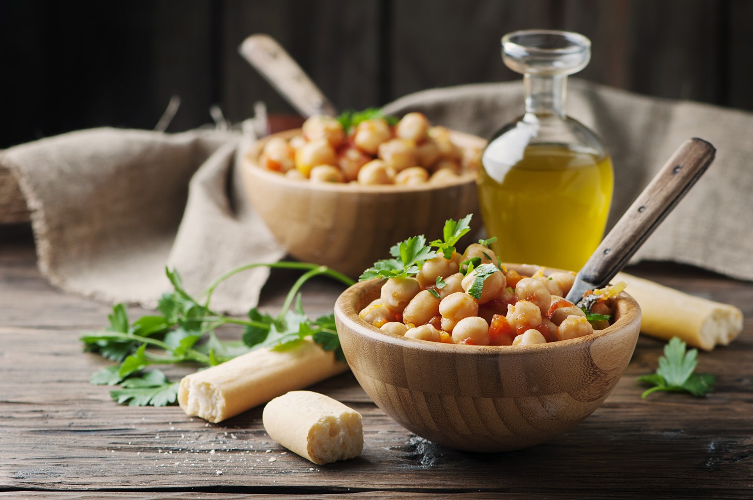 Image for Carrots with Chickpeas & Pine Nuts