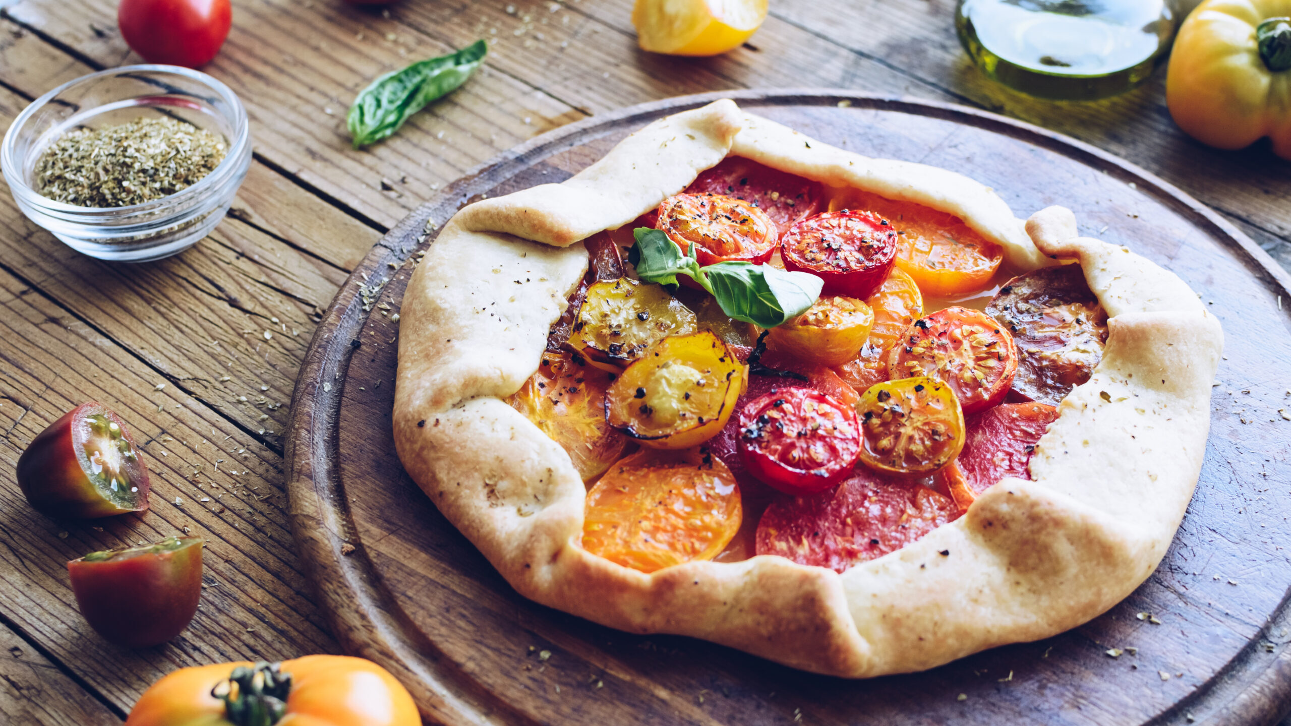 Image for Tomato & Goat Cheese Galette