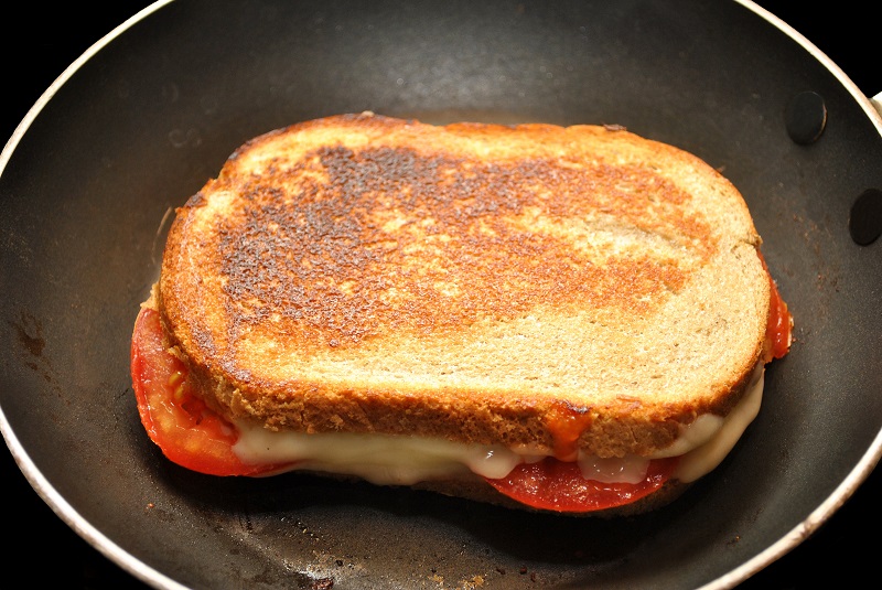 Grilled Cheese and Tomatoes