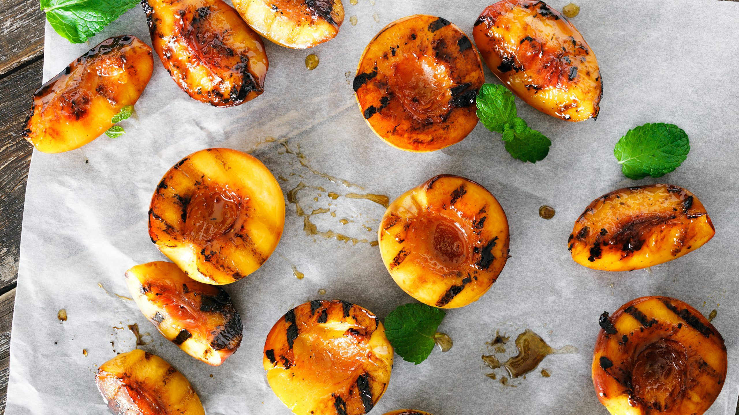 Image for Grilled Peaches with Honey Chèvre