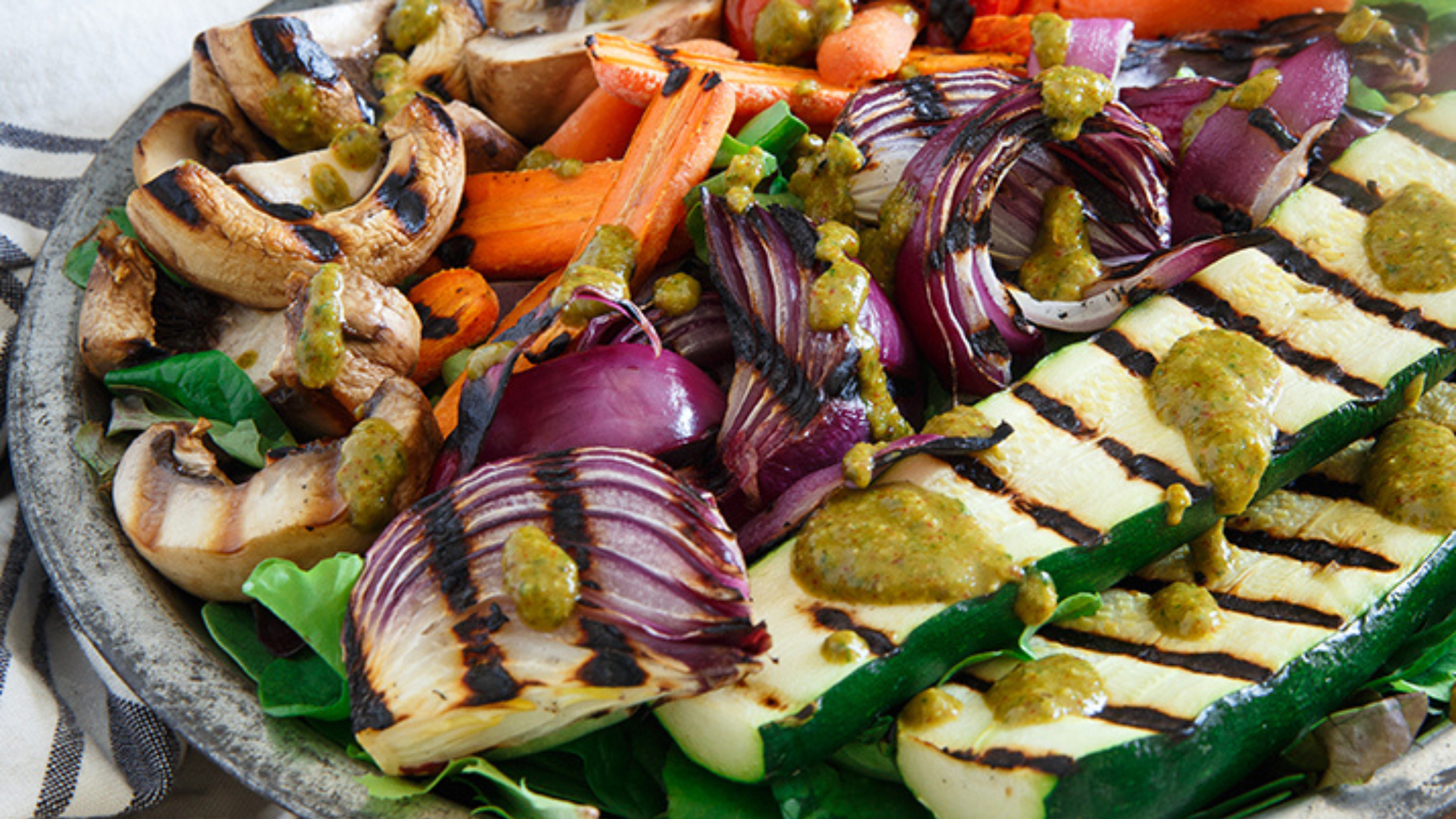 Image for Grilled Veggies with Smoked Paprika Vinaigrette