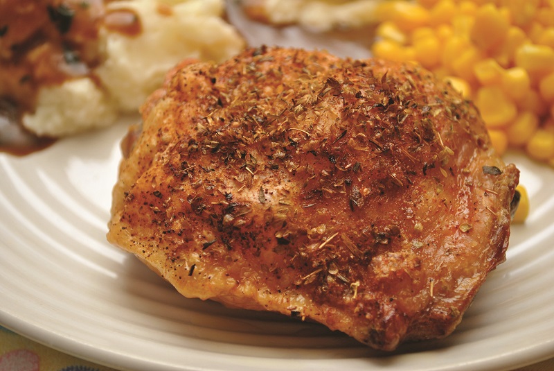 Image for Matzo-Crusted Chicken Thighs