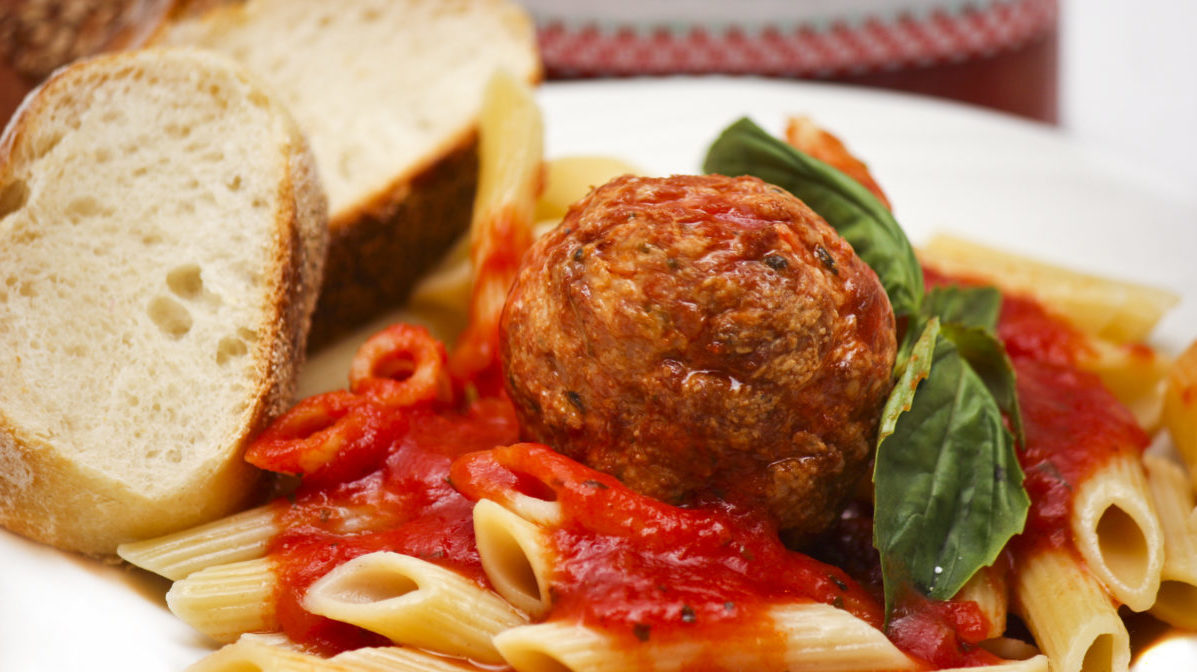 Image for Turkey Meatballs with Penne Pasta
