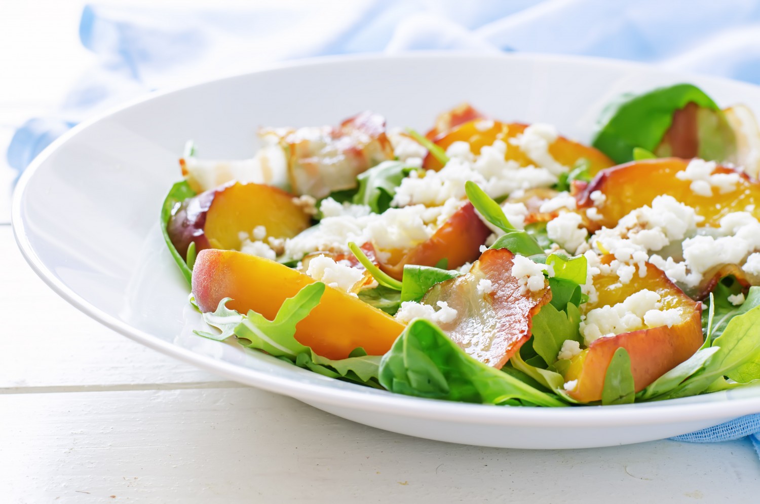 Image for Peach, Pecan & Goat Cheese Salad