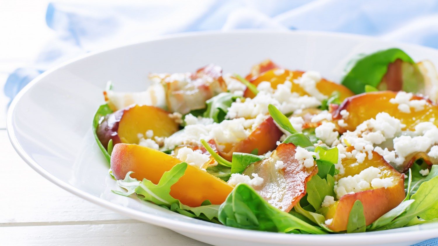 Image for Peach, Pecan & Goat Cheese Salad