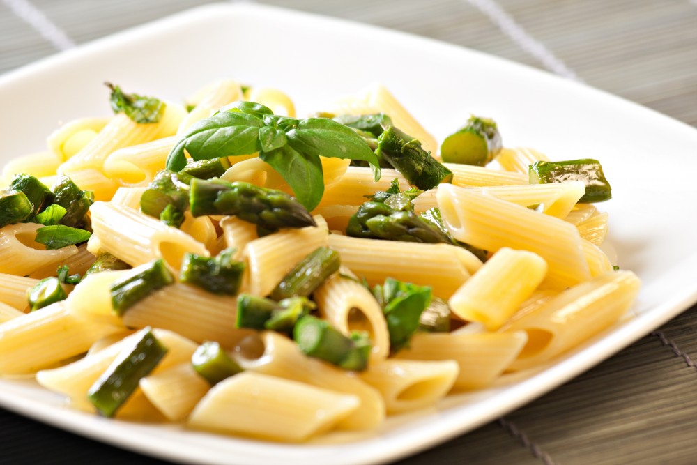 Image for Asparagus and Beans with Pasta
