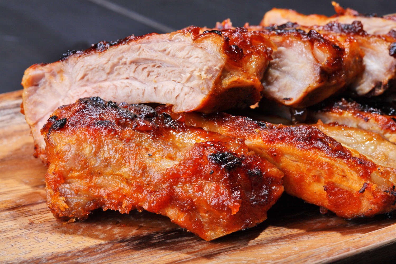 Lazy Pan-Fried Lemongrass Pork Ribs with Sweet & Savory Glaze