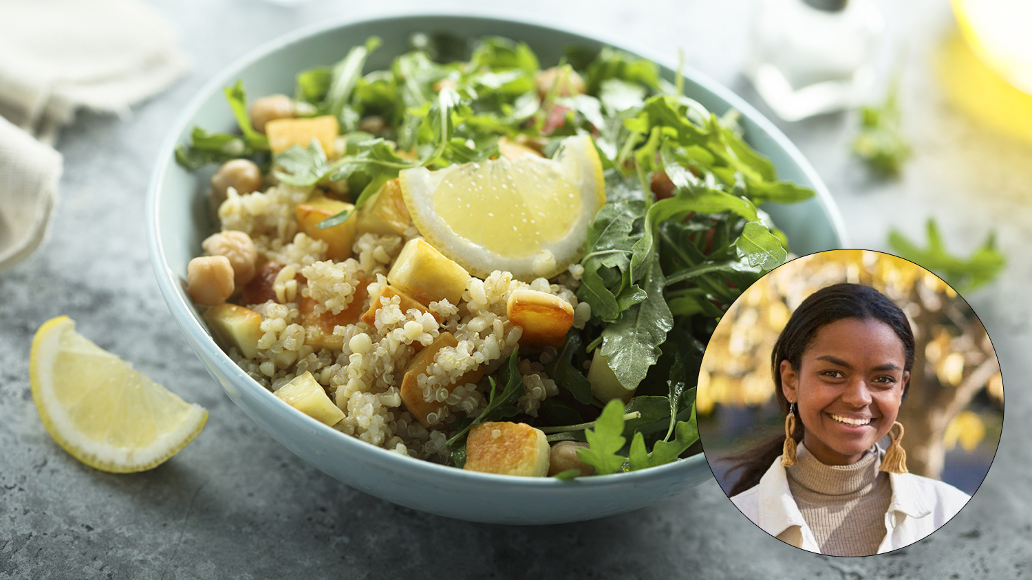 Image for Virtual Budget Cooking: Lemon Arugula Couscous Salad