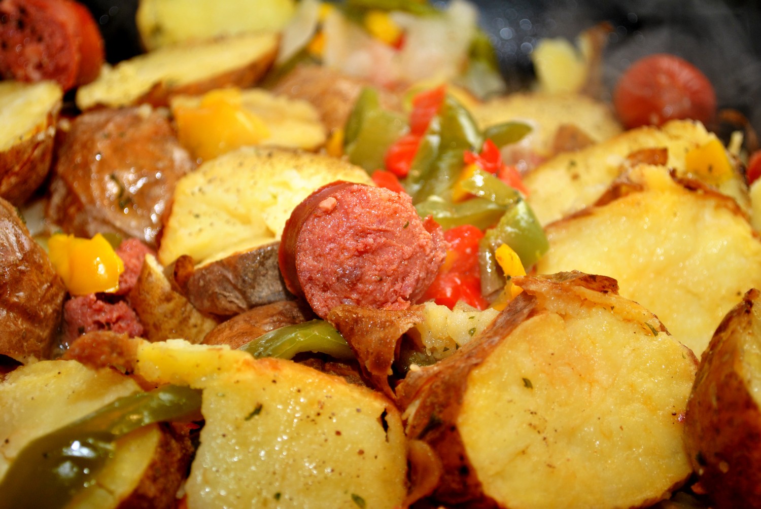 Image for Kielbasa with Potatoes and Peppers