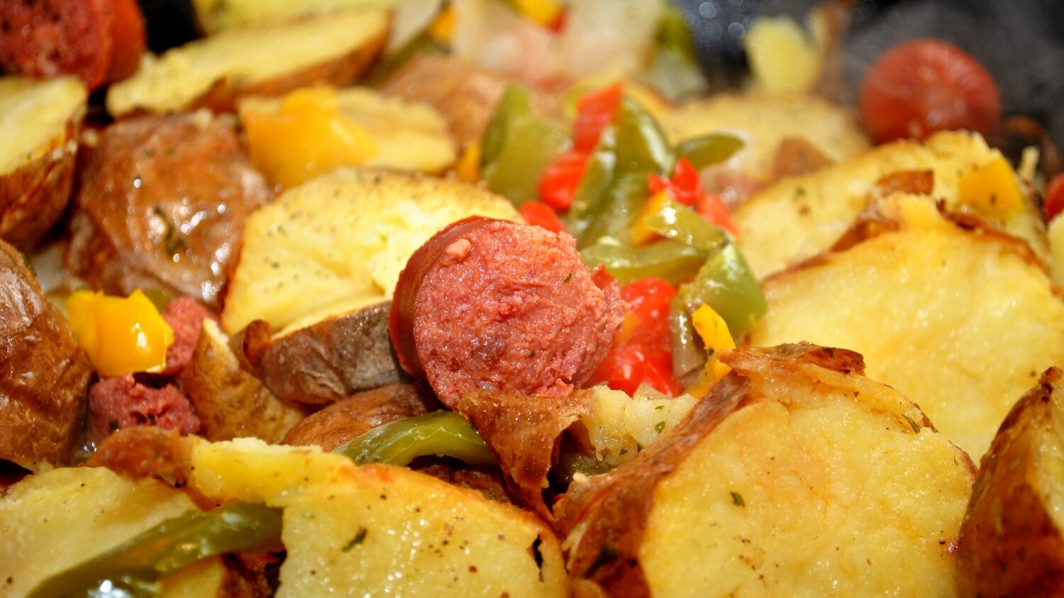 Image for Kielbasa with Potatoes and Peppers