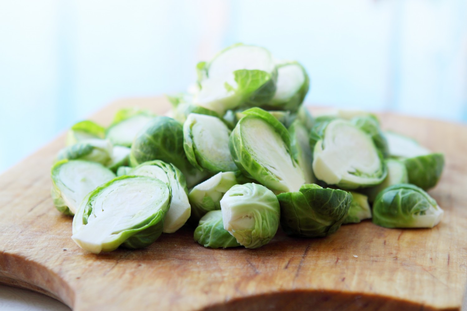 Image for Slivered Brussels Sprouts with Bacon and Maple Syrup