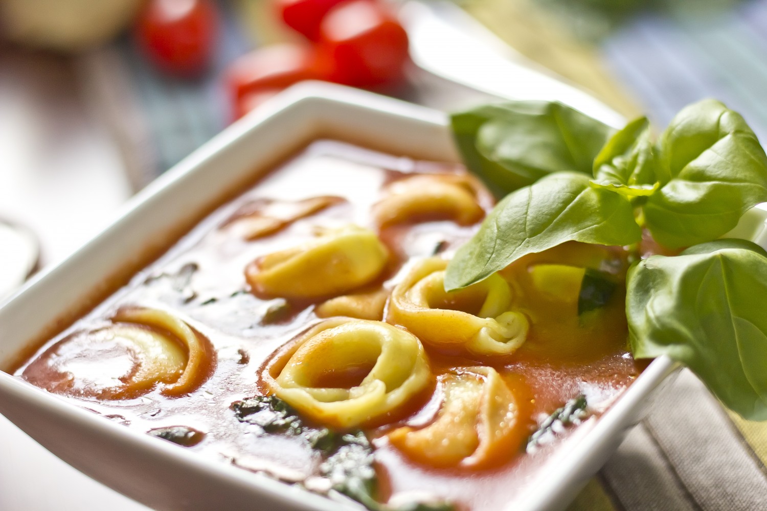 Image for Spinach & Tortellini Soup