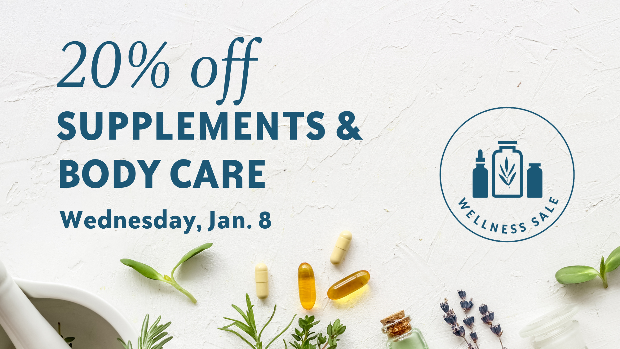 Image for Special Wellness Wednesday Sale!